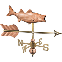 Load image into Gallery viewer, Bass with Arrow Cottage Weathervane
