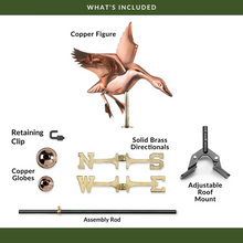 Load image into Gallery viewer, Landing Duck Cottage Weathervane
