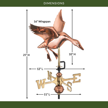 Load image into Gallery viewer, Landing Duck Cottage Weathervane

