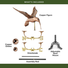 Load image into Gallery viewer, Hummingbird with Flowers Weathervane
